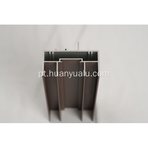 Perfil de alumínio do trilho inferior de janela revestido com pó personalizado